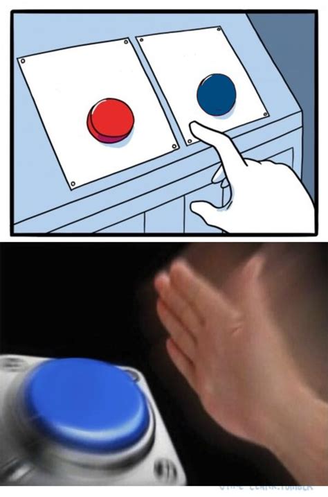 Two Buttons Meme Generator .